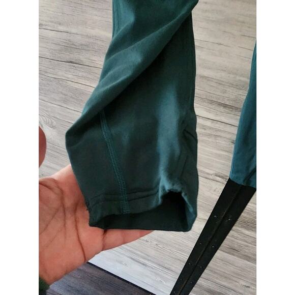 Lululemon Its Rulu Run Fleece High-Rise Jogger Full Length Storm Teal Size 4 EUC - Picture 4 of 6
